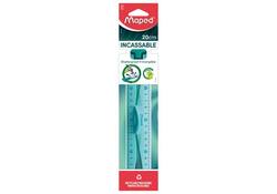 Liniaal Maped Flex met grip 20cm assorti