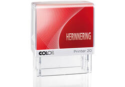 Woordstempel Colop Printer 20 herinnering rood