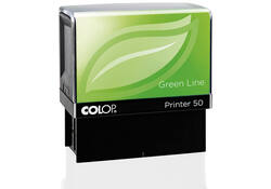 Tekststempel Colop 50 green line personaliseerbaar 7regels 69x30mm