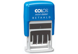 Woord-datumstempel Colop S160B betaald