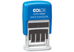 Woord-datumstempel Colop S160O ontvangen