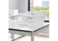 Brievenbak Leitz Plus standaard A4 wit