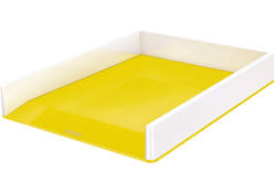 Brievenbak Leitz WOW A4 wit/geel