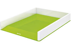 Brievenbak Leitz WOW A4 wit/groen