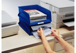 Sorteerbak Leitz 5231 Sorty met klep blauw
