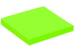 Memoblok Quantore 76x76mm neon groen