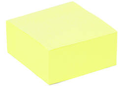 Memoblok Quantore 76x76mm 400 geel