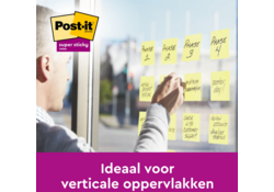 Memoblok Post-it 6920 Super Sticky 76x76mm geel
