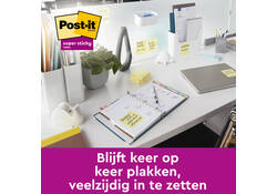 Memoblok Post-it 6920 Super Sticky 76x76mm geel