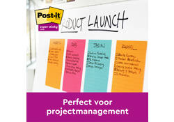 Memoblok Post-it Z-Notes S440 Super Sticky 100x100mm geel
