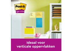 Memoblok Post-it Z-Notes S440 Super Sticky 100x100mm geel