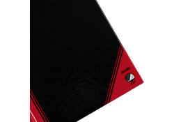 Notitieboek Bantex zwart/rood A6 lijn 70gr 96vel