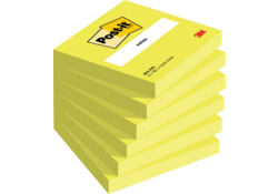 Memoblok Post-it 654 76x76mm neon groen