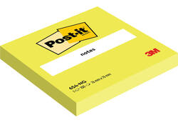 Memoblok Post-it 654 76x76mm neon groen