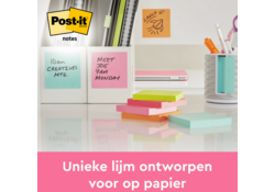 Memoblok Post-it 654 76x76mm neon groen
