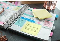 Memoblok Post-it 660 lijn 102x152mm canary yellow