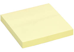 Memoblok Quantore 76x76mm geel