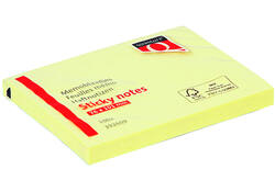 Memoblok Quantore 76x101mm geel