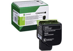 Tonercartridge Lexmark C242XK0 zwart