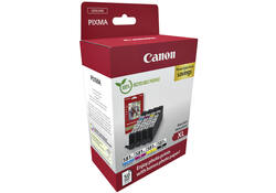 Inktcartridge Canon CLI-581XL 4 kleuren +50 vel fotopapier 10x15cm