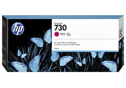 Inktcartridge HP P2V69A 730 300ml rood