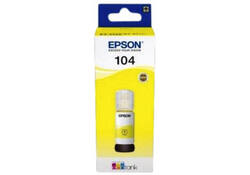 Navulinkt Epson 104 T00P440 geel