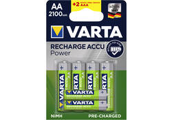 Batterij oplaadbaar Varta ready2use 4xAA 2100mAh