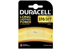 Batterij Duracell knoopcel 1x377 zilver oxide Ø6,8mm 1,5V-18mA