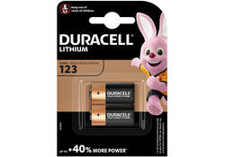 Batterij Duracell 2xCR123 high power lithium