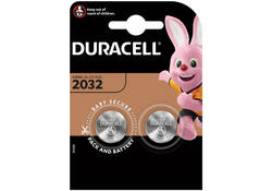 Batterij Duracell knoopcel 2xCR2032 lithium Ø20mm 3V-180mAh