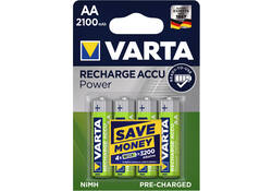Batterij oplaadbaar Varta 4xAA 2100mAh ready2use