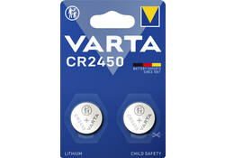 Batterij Varta knoopcel CR2450 lithium blister à 2stuk