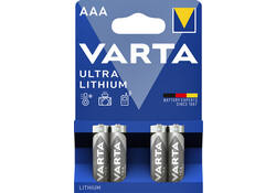 Batterij Varta Ultra lithium 4xAAA