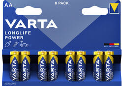 Batterij Varta Longlife Power 8xAA
