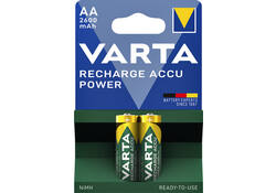 Batterij oplaadbaar Varta 2xAA 2600mAh ready2use