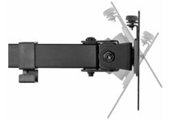 Monitorarm Neomounts D550 10-32" zwart