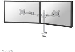 Monitorarm Neomounts D935DG 2x10-27" doorvoer zilvergrijs