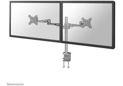 Monitorarm Neomounts D935D 2x10-27" met klem zilvergrijs