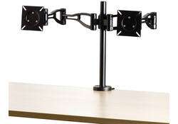 Monitorarm Fellowes Vista dubbel zwart