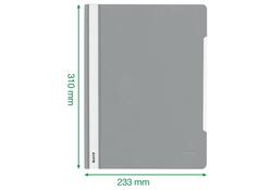 Snelhechter Leitz Standaard A4 gerecycled PP rood