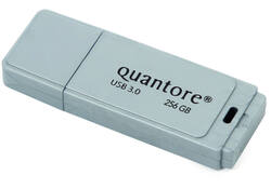 USB-stick 3.0 Quantore 256GB zilver