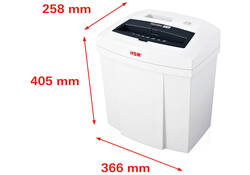 Papiervernietiger HSM Securio C14 stroken 3.9mm