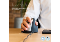 Muis R-Go Ergonomisch HE Break Draad Rechts L