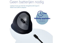 Muis R-Go Ergonomisch HE Break Wireless Rechts L