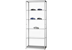 Vitrinekast SDB wms-h800 zilver 800x400x1984mm