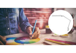 Werkpleklamp MAUL Craft LED tafelklem dimbaar wit