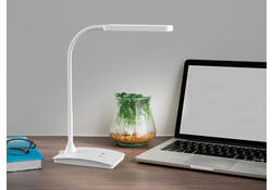 Bureaulamp MAUL Pearly LED voet dimbaar colour vario wit