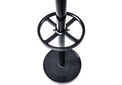 Kapstok MAUL Caligo staand 175cm 32 haken zwart RAL9004