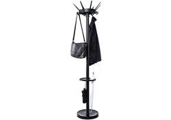 Kapstok MAUL Caligo staand 175cm 32 haken zwart RAL9004