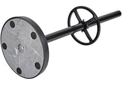 Kapstok MAUL Grando staand 175cm 16 haken zwart RAL9004